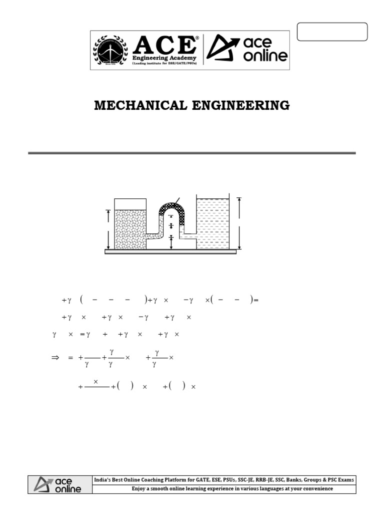 ME Test-09 Mock-03 Paper-I Solutions | PDF | Fluid Dynamics | Engines