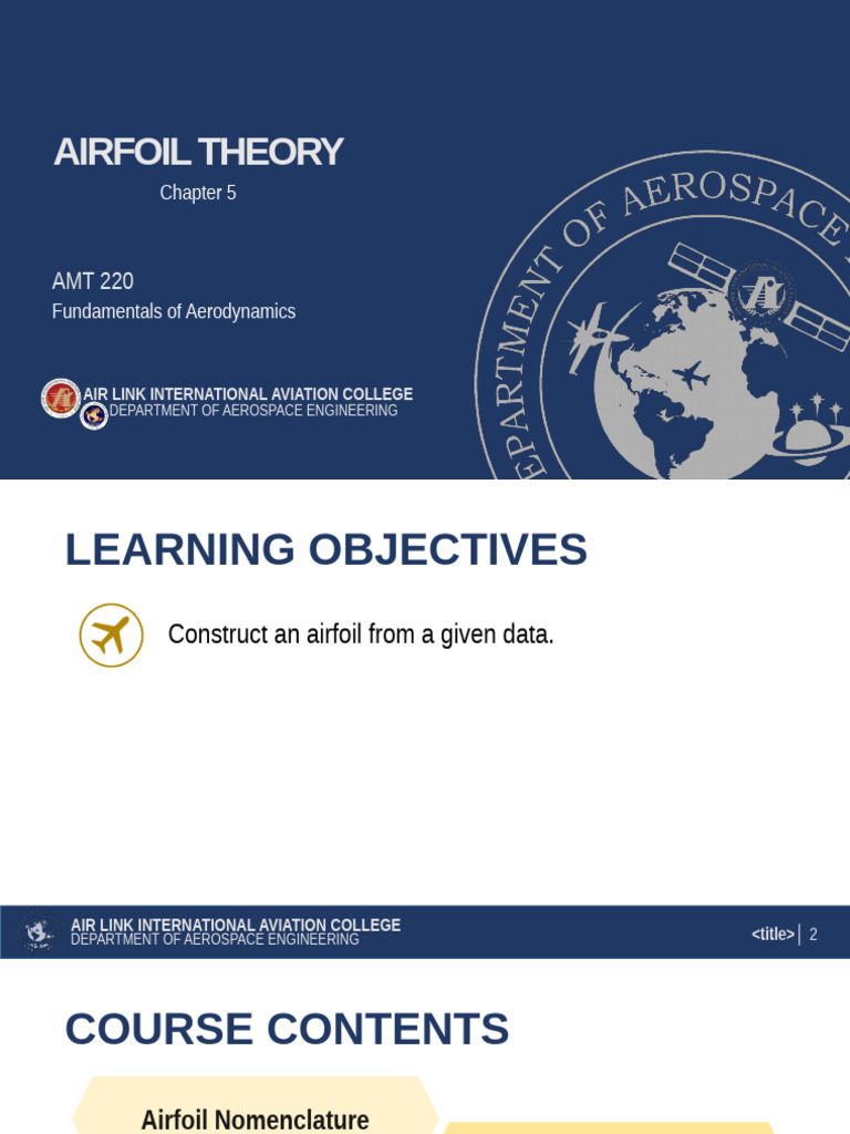 Airfoil Theory and Aerodynamics Basics | PDF | Airfoil | Lift (Force)