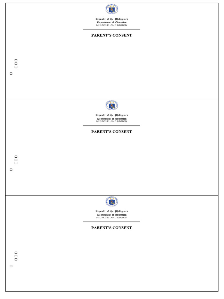 DepEd Consent | PDF