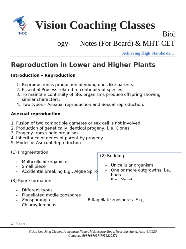 Reproduction in Plants: A Study Guide | PDF | Seed | Fertilisation