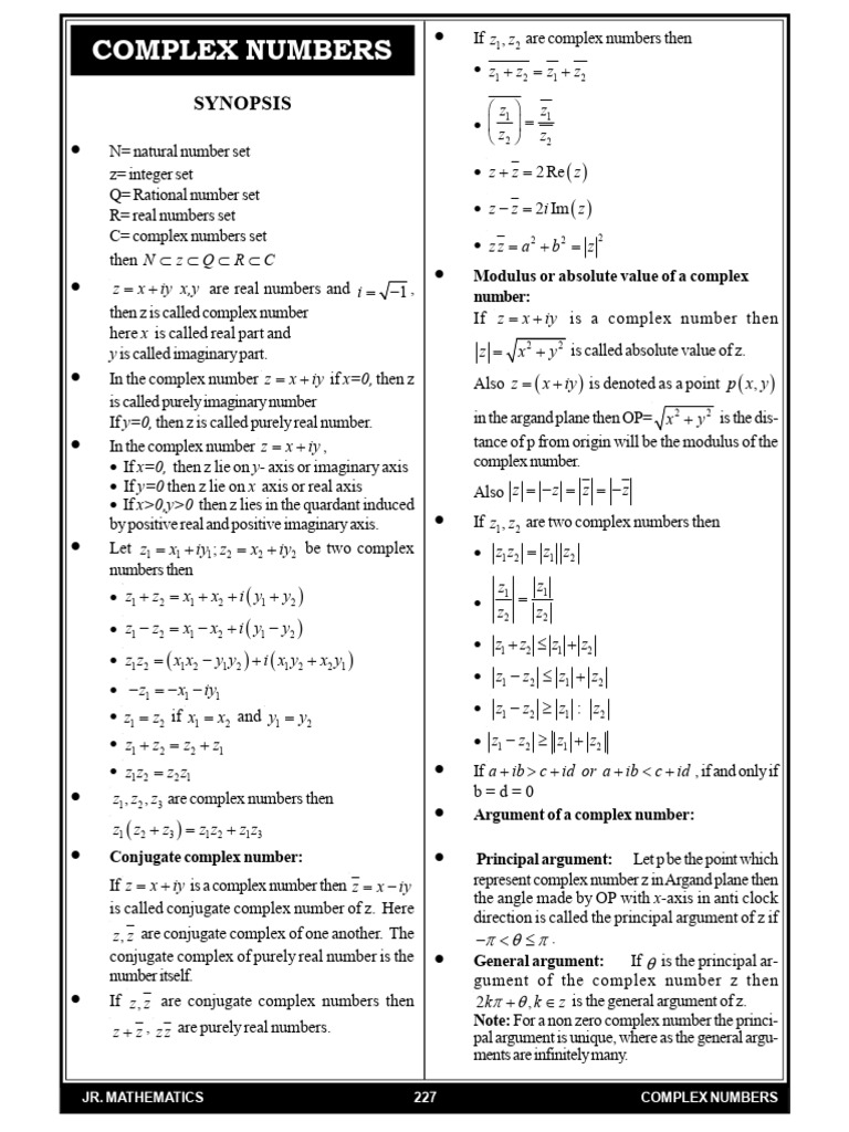 Understanding Complex Numbers in Mathematics | PDF | Complex Number ...