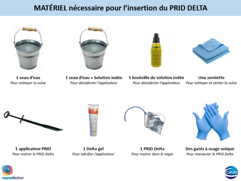 Matériel pour insérer le PRID Delta | PDF
