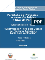 Electrificacion Rural - Caso Practico y Plantilla