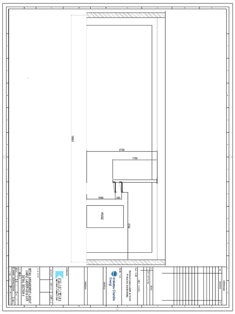KCE-CR-ELE-2025-006-Detail Arragement Layout Cable Ladder AD To CCR-5 | PDF