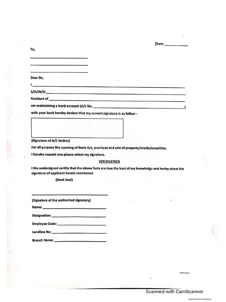 BSV From | PDF