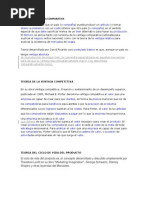 Teoria de La Ventaja Comparativa