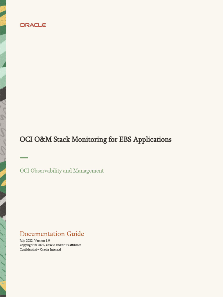 Stack Monitoring EBS | PDF | Oracle Corporation | Sudo