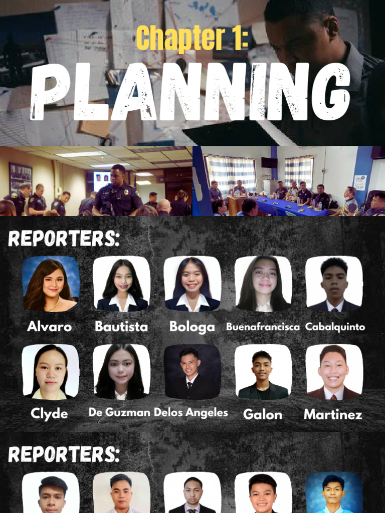Police Planning Principles and Types | PDF | Policy | Goal