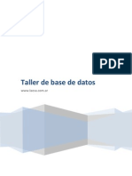 Taller Base de Datos