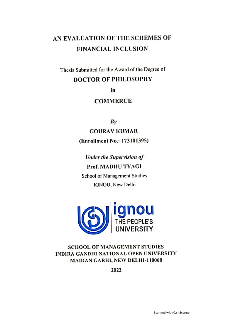 Financial Inclusion Schemes Analysis | PDF | Financial Services ...