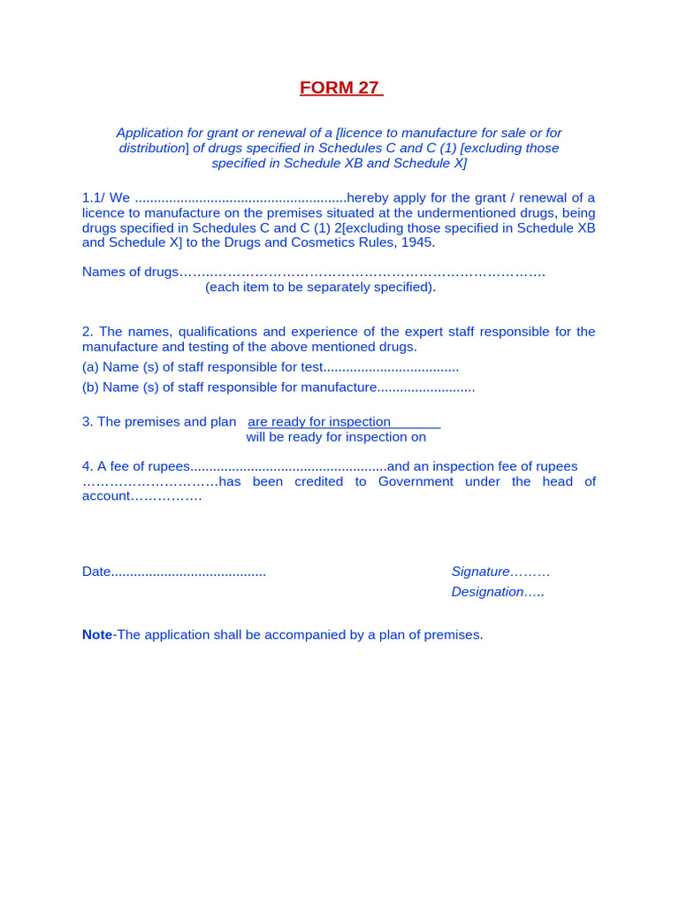 Form 27 | PDF