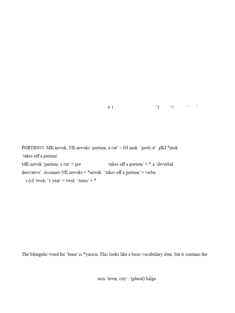 Altaic - Syëm (Rough Draft) | PDF | Plural | Linguistics