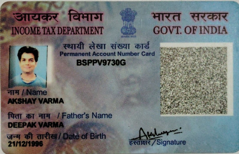 Ak Pan Card | PDF