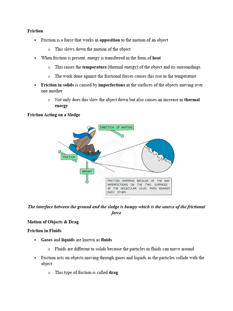 Friction and Stopping Distances | PDF | Force | Drag (Physics)