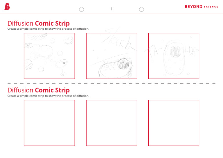 Sujin Hwangbo - 3. Diffusion Comic Strip Template Worksheet | PDF