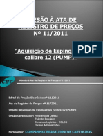 ATA DE REGISTRO DE PREÇOS DE PUMP CBC