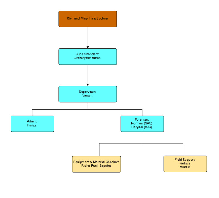 Civil and Mine Infrastructure Team Roles | PDF