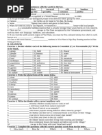 Vietnamese Language Quiz Questions | PDF | Vietnamese People | Vietnam