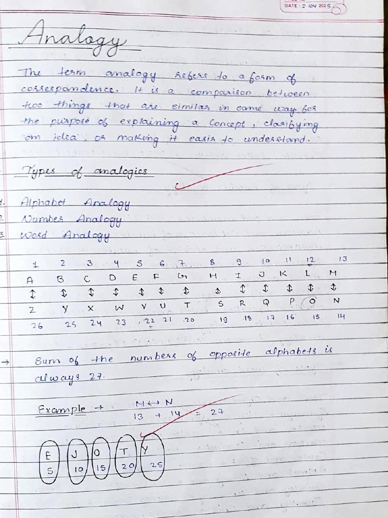 Reasoning 11th Notebook | PDF
