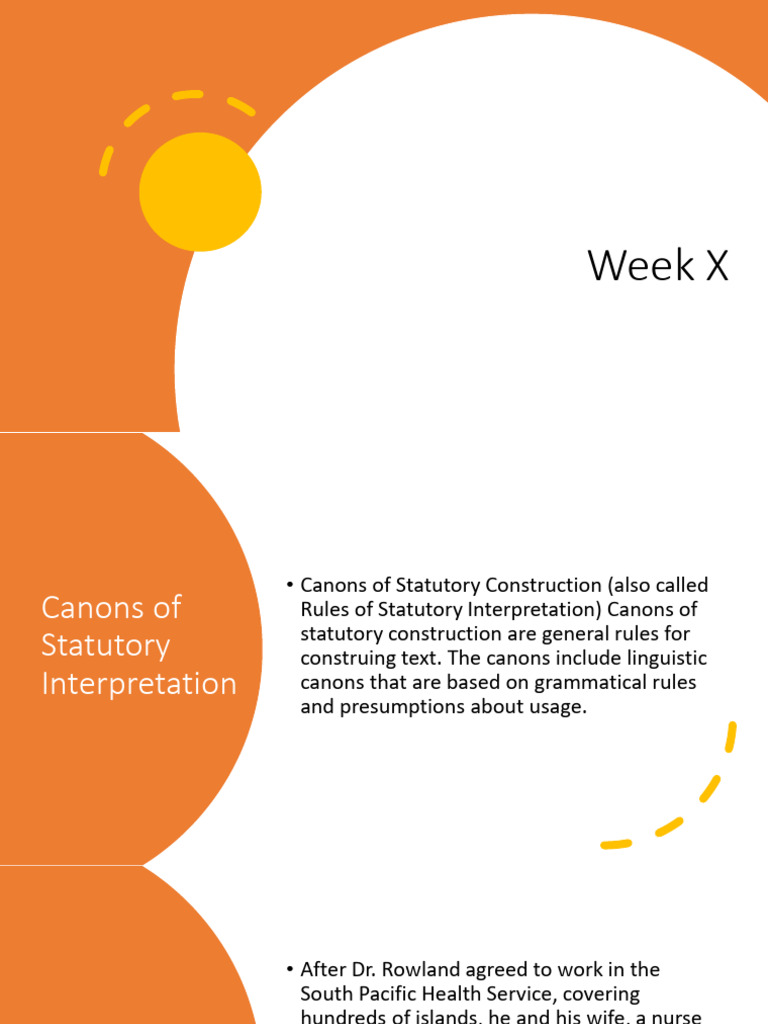 Canons of Statutory Interpretation | PDF | Precedent | Common Law