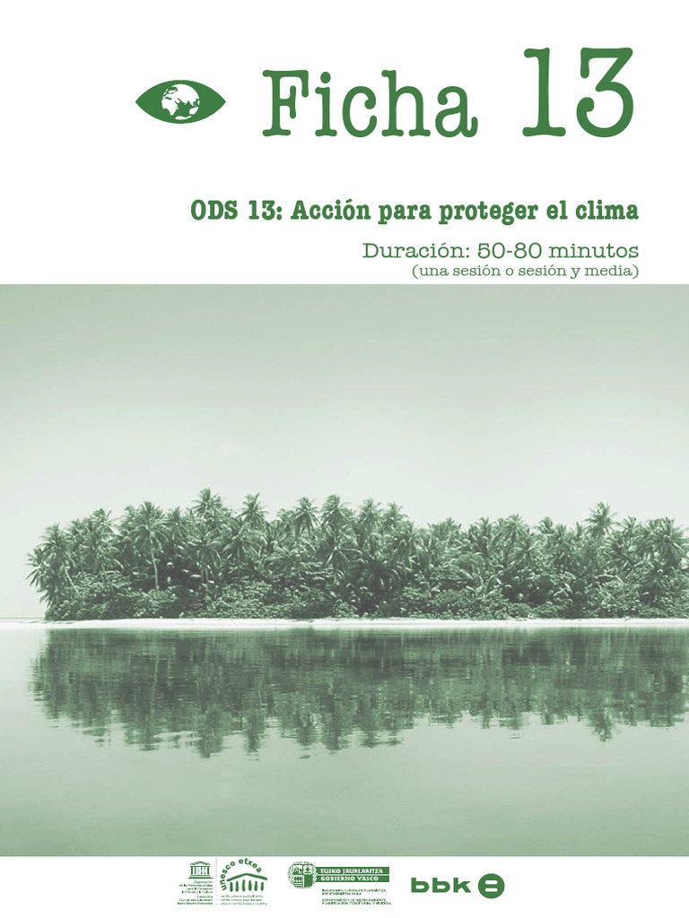 Actividades para ODS 13: Cambio Climático | PDF | Sustentabilidad ...