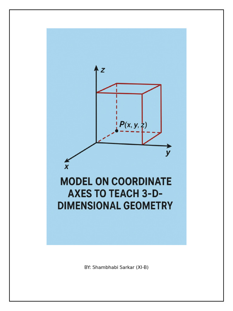 Mathematics Project Writeup | PDF | Cartesian Coordinate System | Geometry