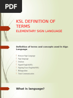 Kenyan Sign Language for Parents | PDF | Sign Language | Communication