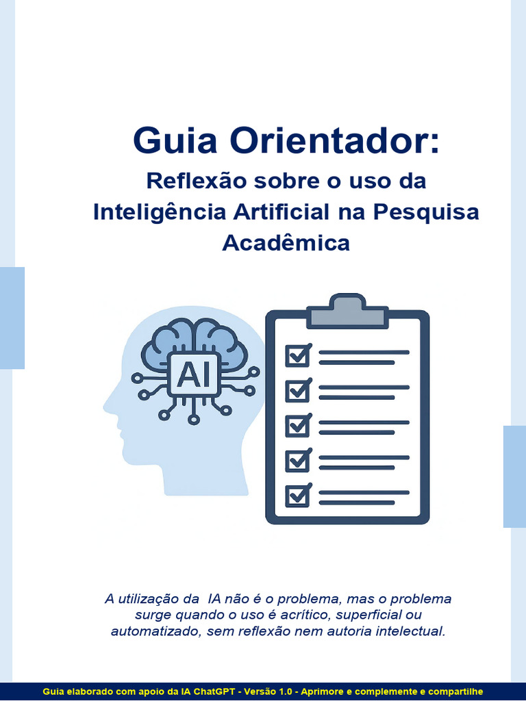 Uso Crítico da IA na Pesquisa Acadêmica | PDF | Inteligência artificial ...