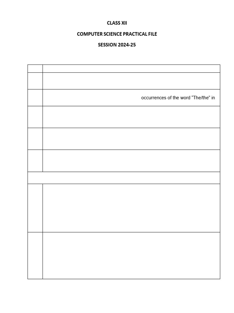 Python & MySQL Practical Exercises | PDF | Comma Separated Values ...