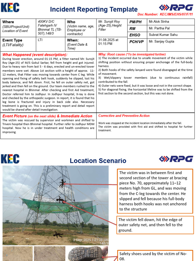 Incident Investigation Report 31.08.2025 | PDF