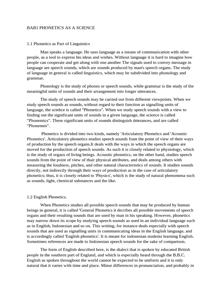 Understanding English Phonetics and Pronunciation | PDF | Phonetics ...