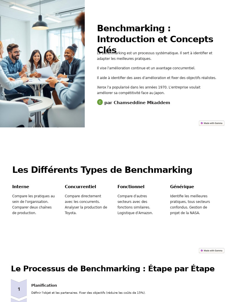 Guide Complet sur le Benchmarking | PDF | Analyse comparative | Innovation