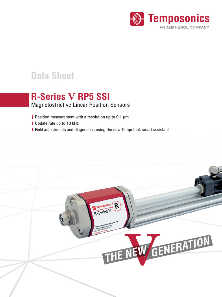 R-Series V RP5 SSI Position Sensors | PDF | Electrical Connector ...