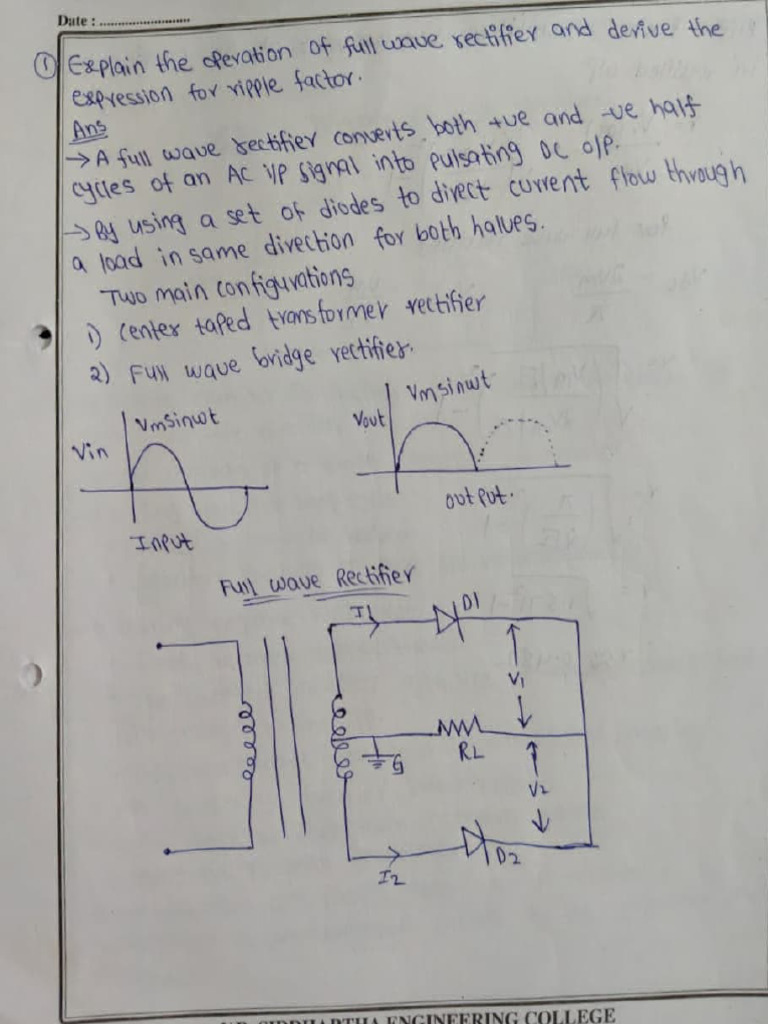 Full Wave Rectifier Configurations | PDF | Field Effect Transistor ...