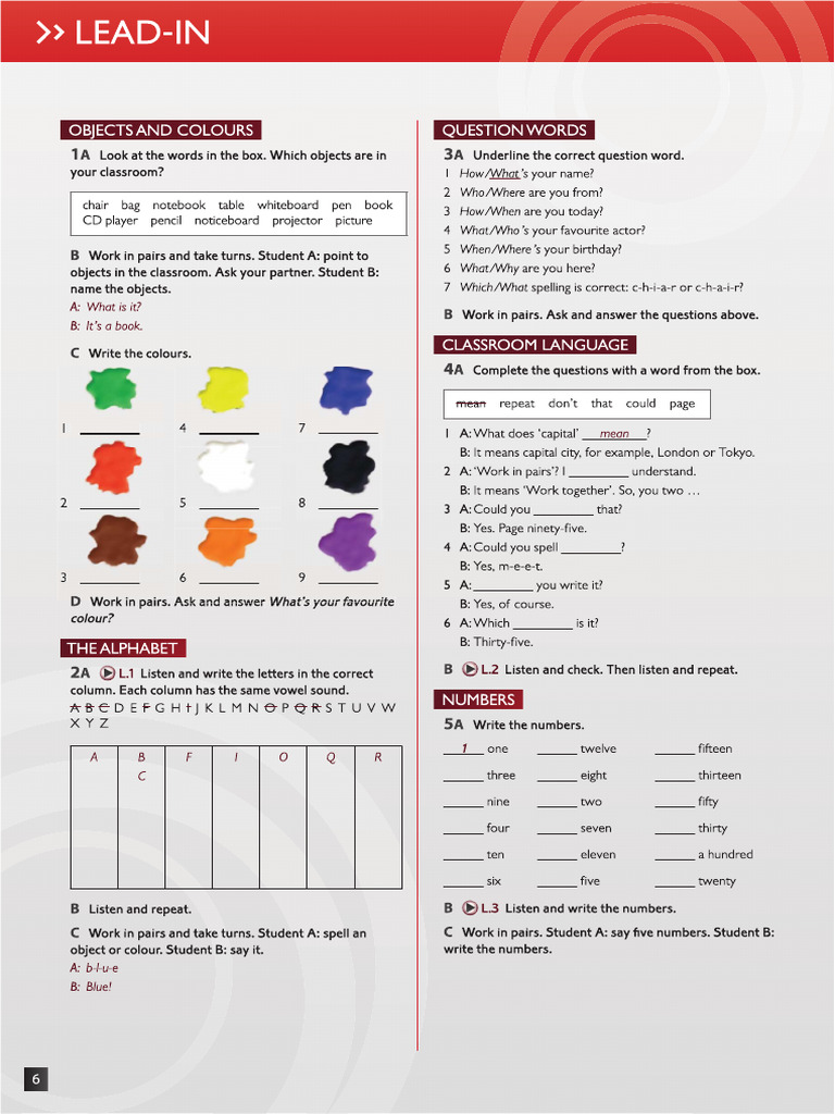 Speakout Elementary Unit 1 Overview | PDF