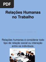 Relações Humanas no Trabalho 