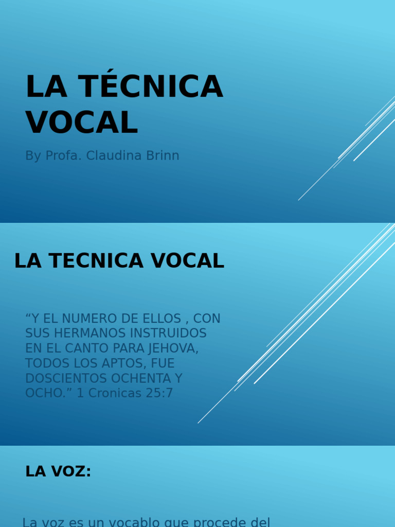 Técnica Vocal: Anatomía y Cuidado | PDF | Sonido | Música vocal