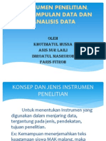 Konsep Dan Jenis Instrumen Penelitian