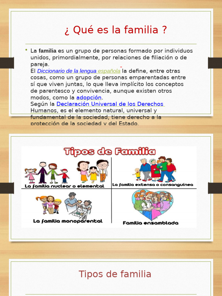 Tipos y funciones de la familia | PDF | Familia | Psicología Social