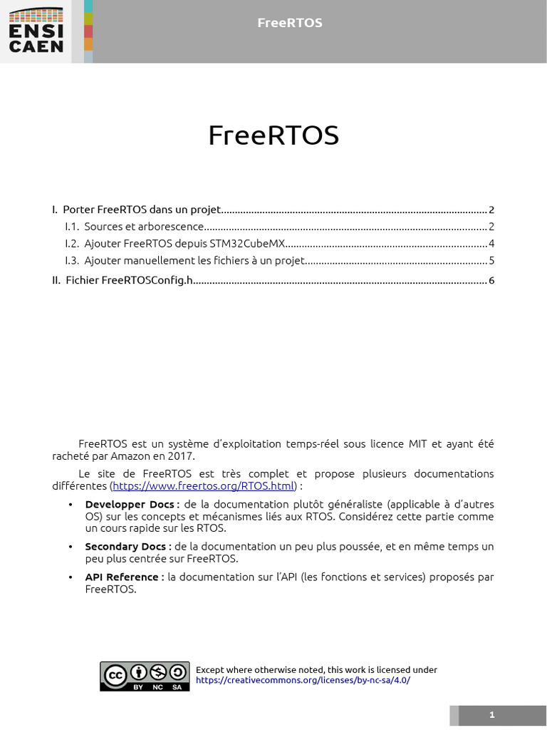 Intégrer FreeRTOS dans un projet STM32 | PDF | Kernel (Système d ...