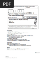 Edexcel IGCSE Maths Formula Sheet | PDF | Area | Euclidean Geometry