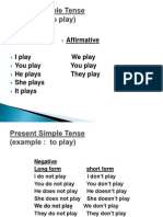 Present Simple Tense