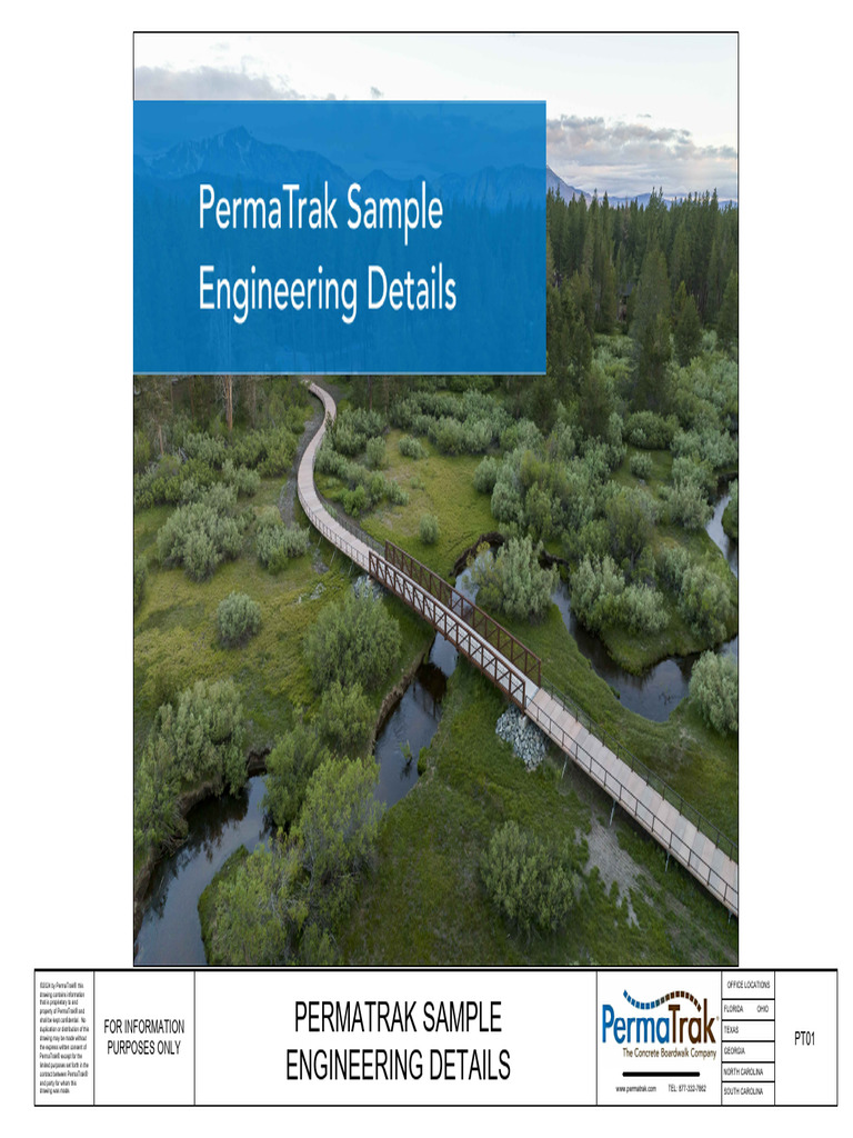 PermaTrak Boardwalk Sample Details | PDF | Civil Engineering ...