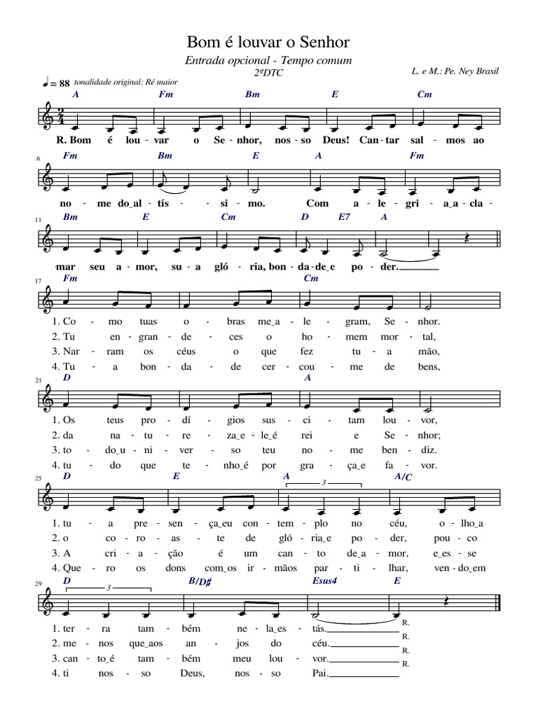 Letra e Acordes de 