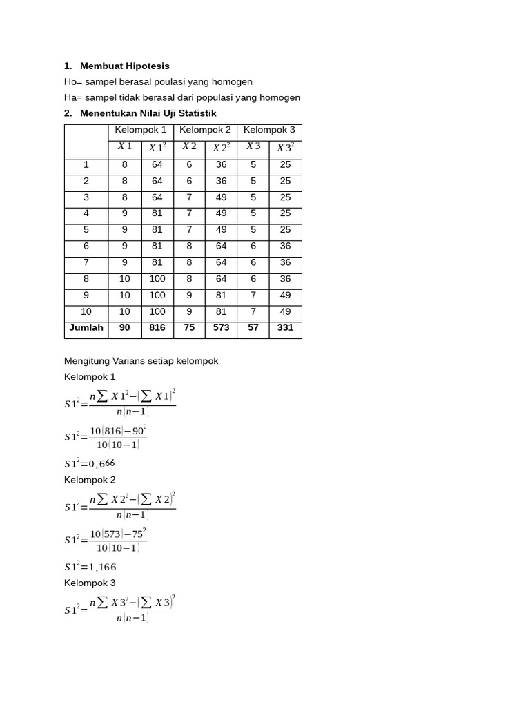 Uji Homogen 2_23320018 (1) | PDF