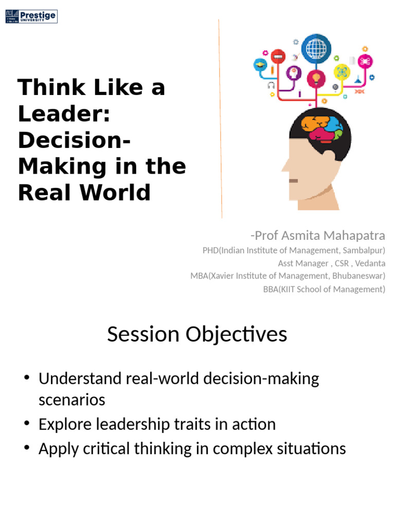 Think Like A Leader Presentation | PDF