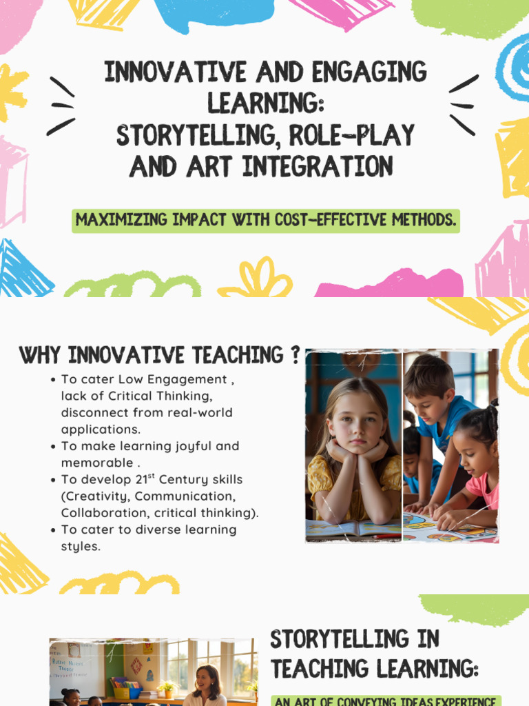 Engaging Learning Through Storytelling & Art | PDF | Storytelling ...