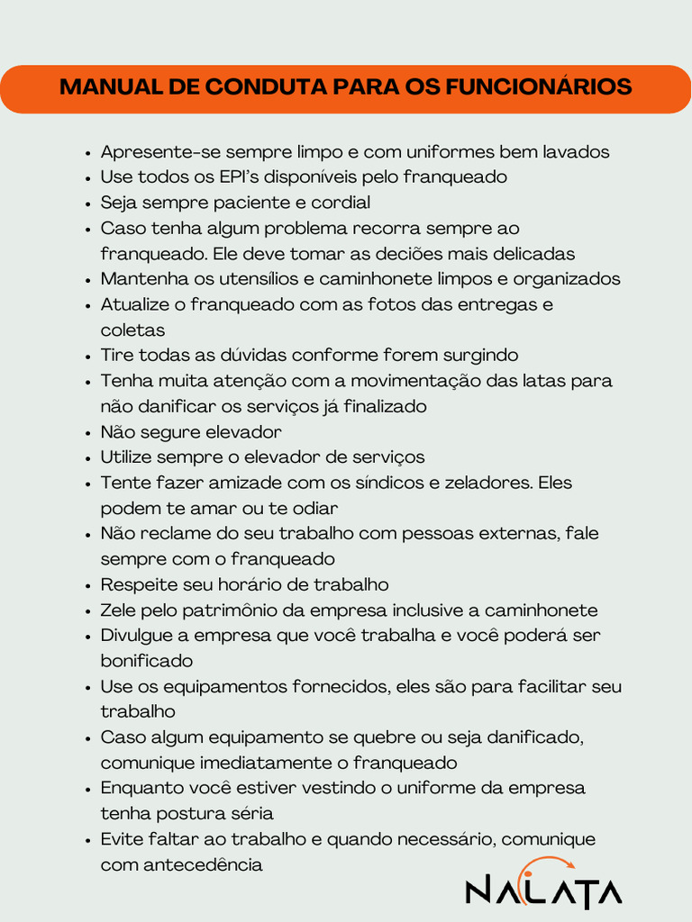 Manual de Conduta para Funcionários | PDF