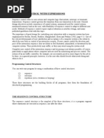 Sequence Control With Expressions