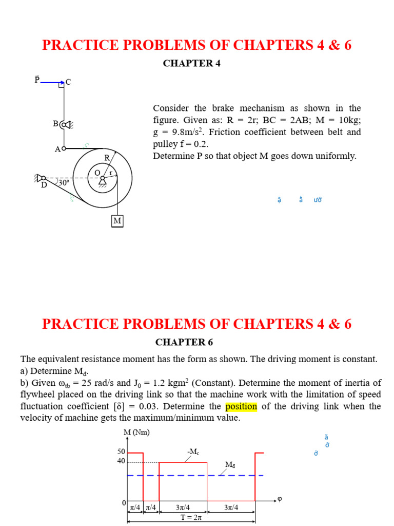 Practice Problems for Chapters 4 & 6 | PDF